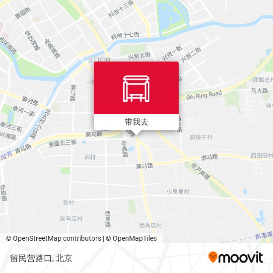 留民营路口地图