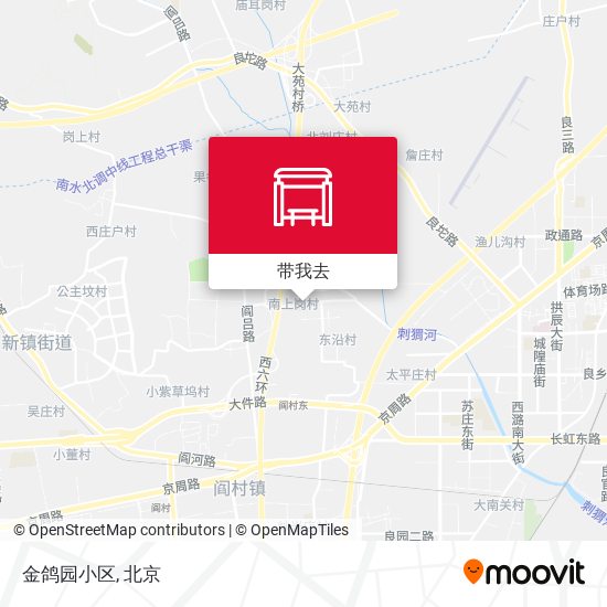 金鸽园小区地图