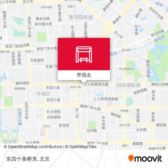 东四十条桥东地图