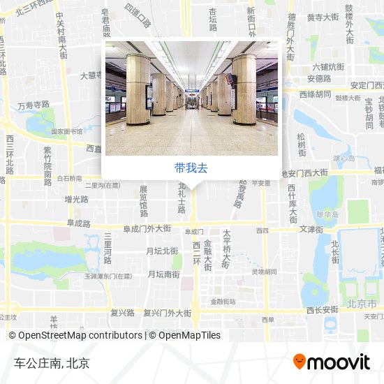 车公庄南地图