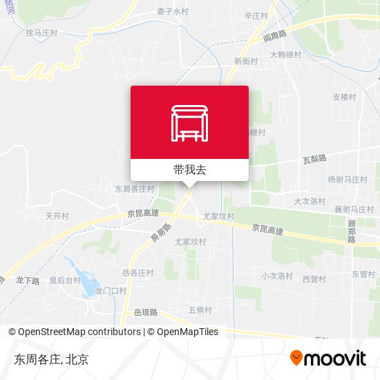 东周各庄地图