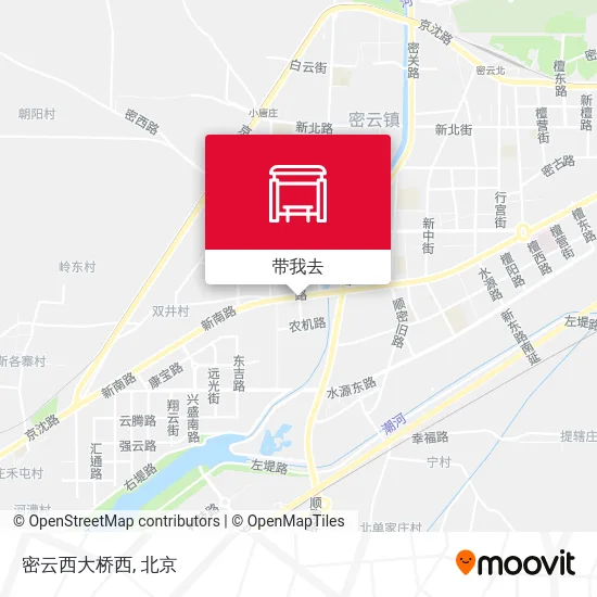 密云西大桥西地图