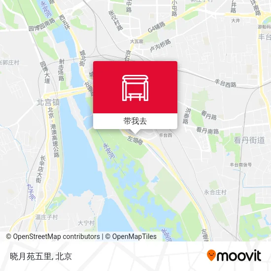 晓月苑五里地图