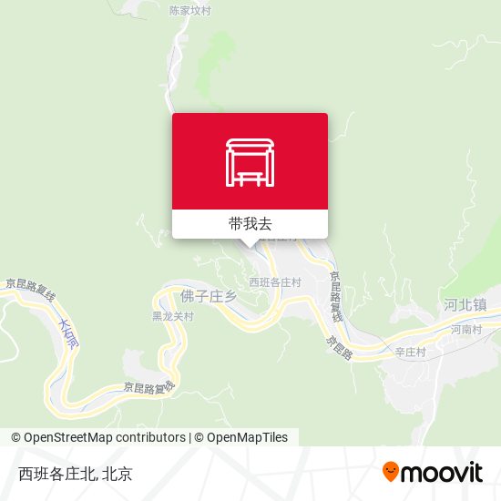 西班各庄北地图