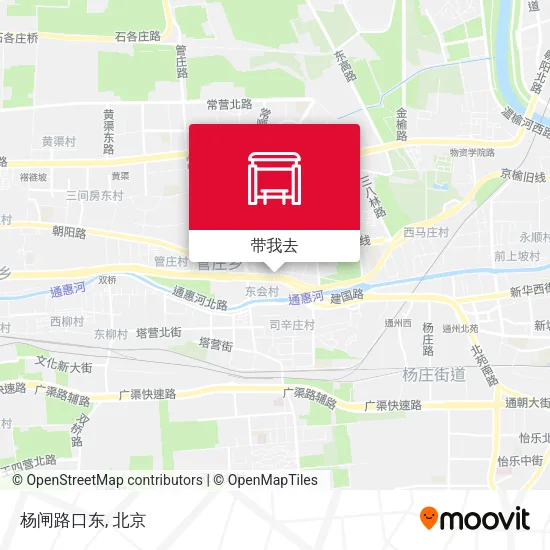 杨闸路口东地图