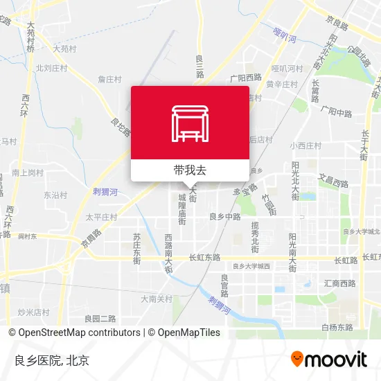 良乡医院地图