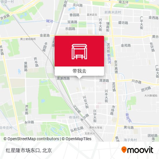 红星隆市场东口地图