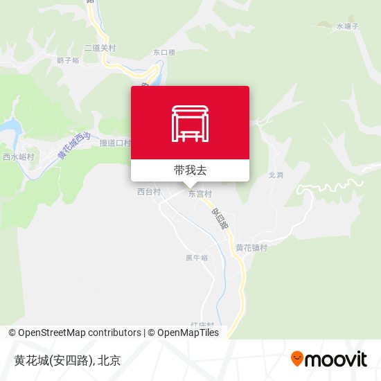 黄花城(安四路)地图