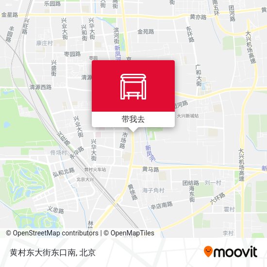 黄村东大街东口南地图