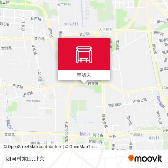 团河村东口地图