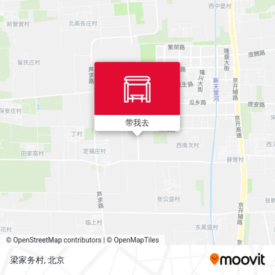 梁家务村地图