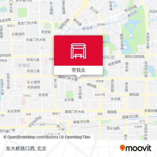 东大桥路口西地图