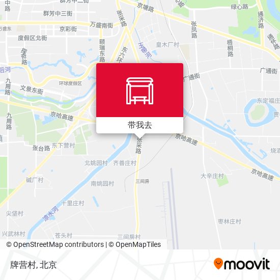牌营村地图