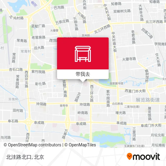 北洼路北口地图