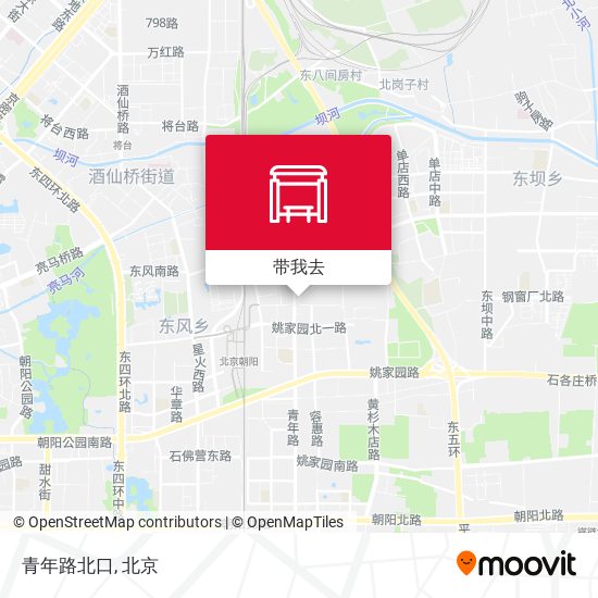 青年路北口地图