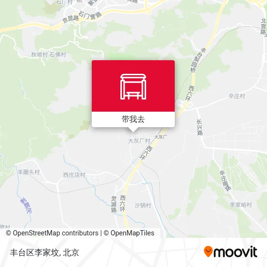 丰台区李家坟地图