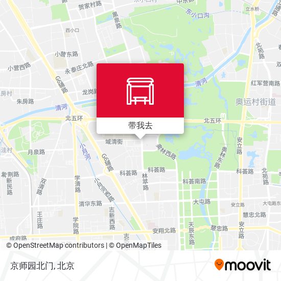 京师园北门地图