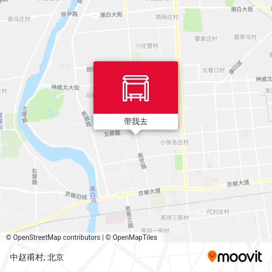 中赵甫村地图