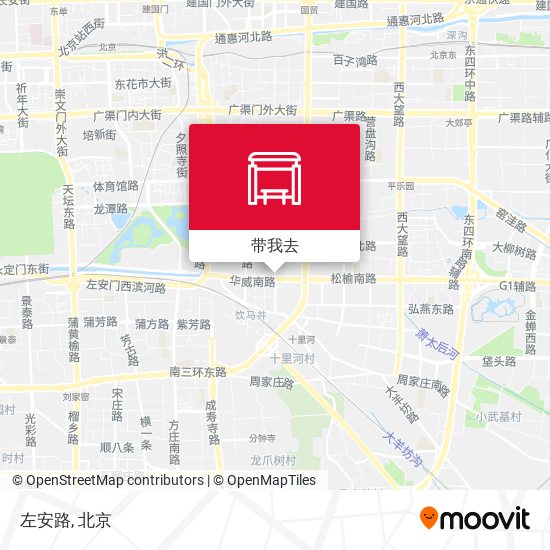 左安路地图
