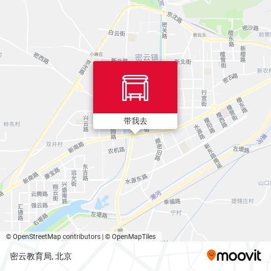 密云教育局地图