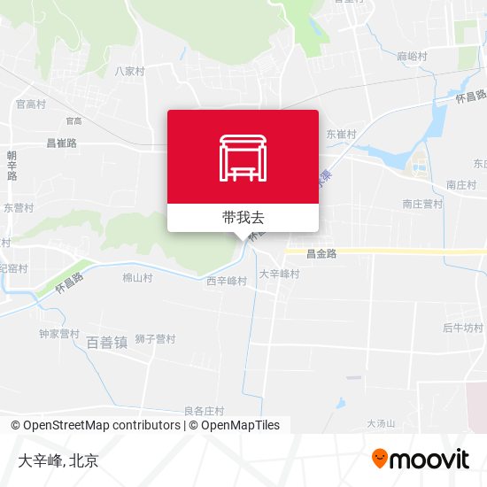 大辛峰地图