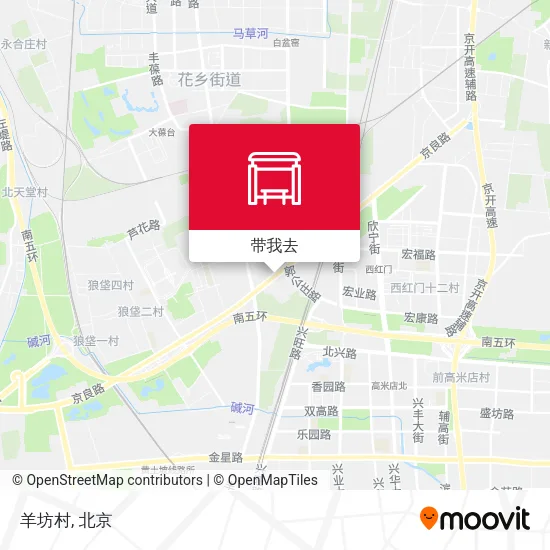 羊坊村地图