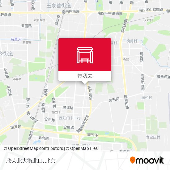 欣荣北大街北口地图