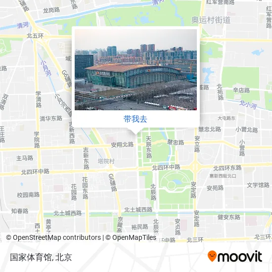 国家体育馆地图