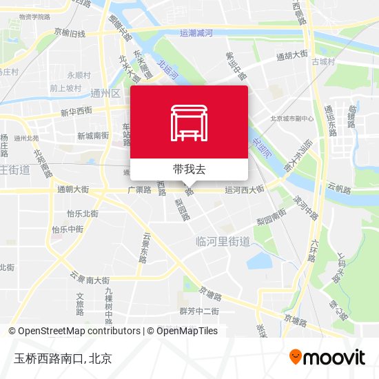 玉桥西路南口地图
