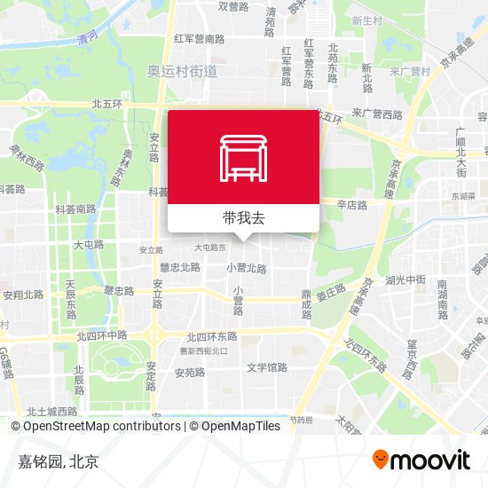 嘉铭园地图
