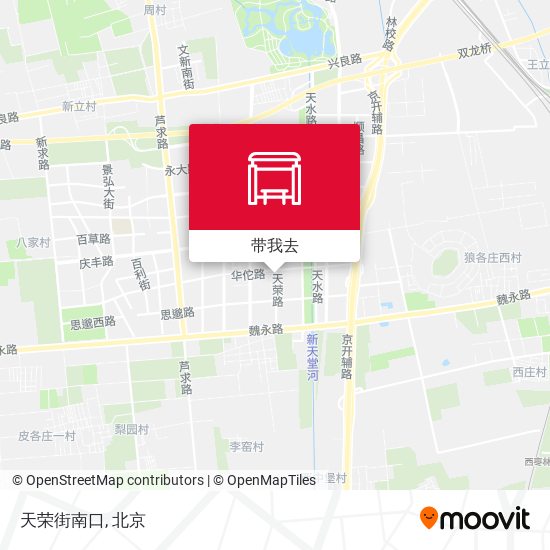 天荣街南口地图