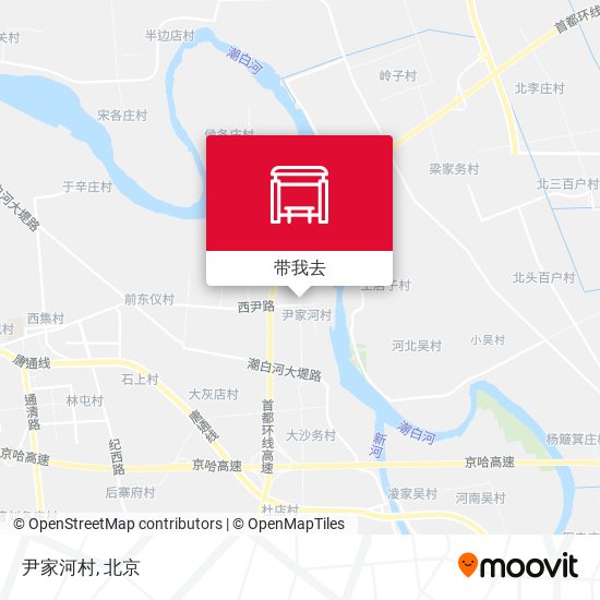 尹家河村地图
