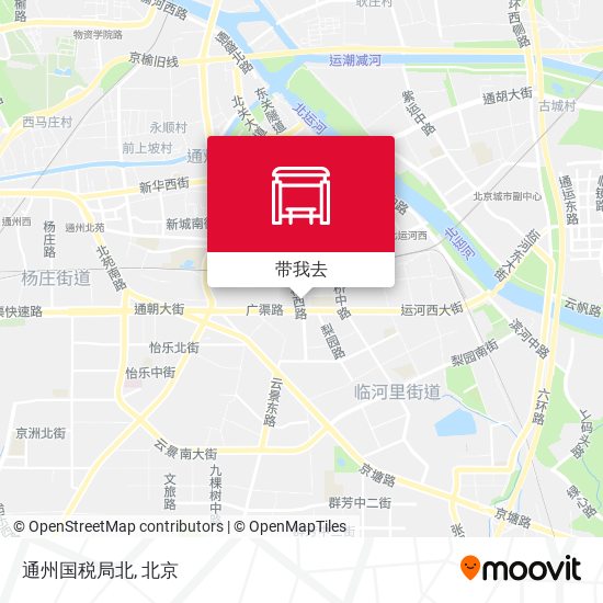 通州国税局北地图