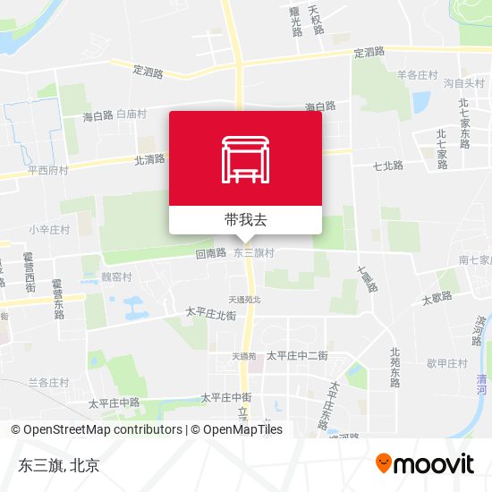 东三旗地图