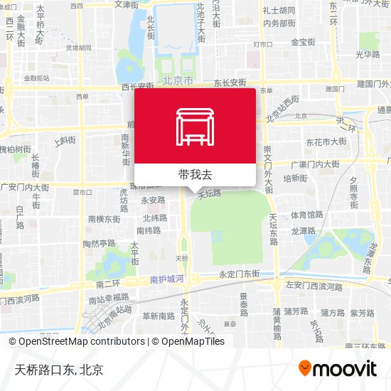 天桥路口东地图