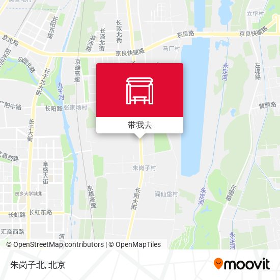 朱岗子北地图