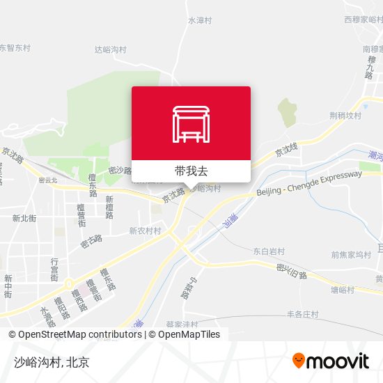 沙峪沟村地图