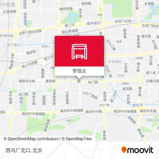 西马厂北口地图