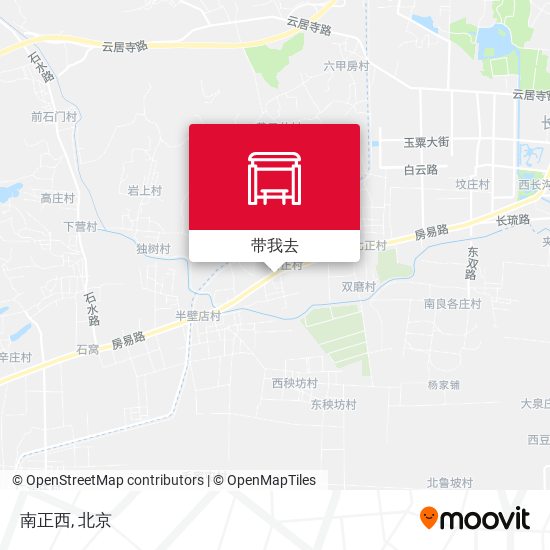 南正西地图