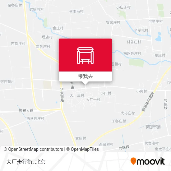 大厂步行街地图