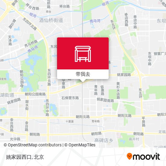 姚家园西口地图