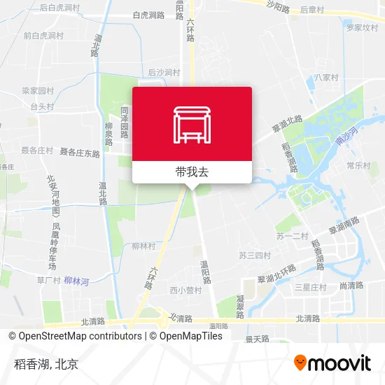 稻香湖地图