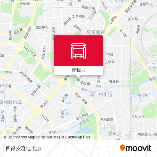 四得公园北地图