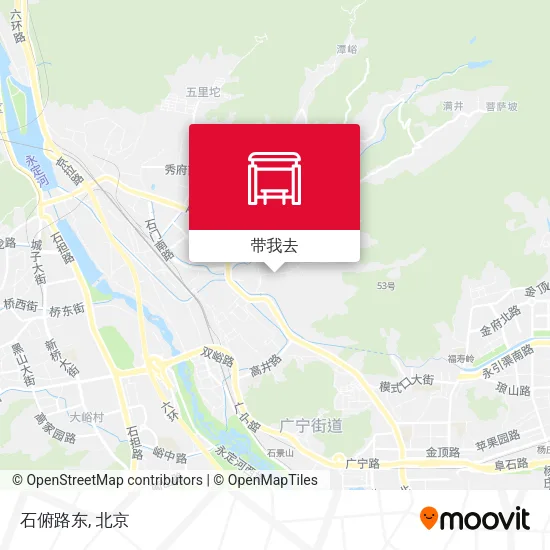 石俯路东地图