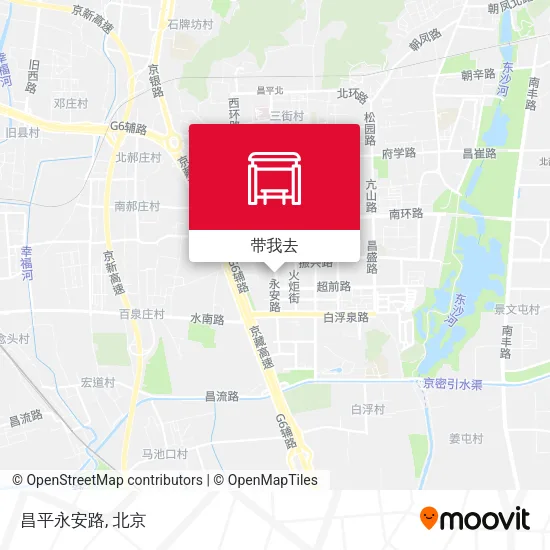 昌平永安路地图