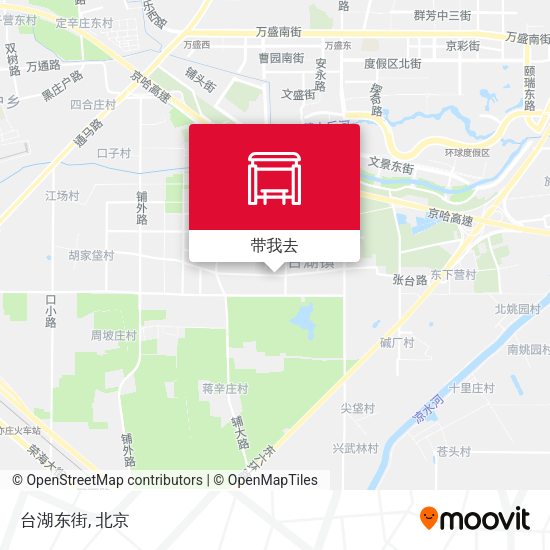 台湖东街地图