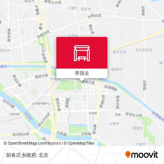 胡各庄乡政府地图