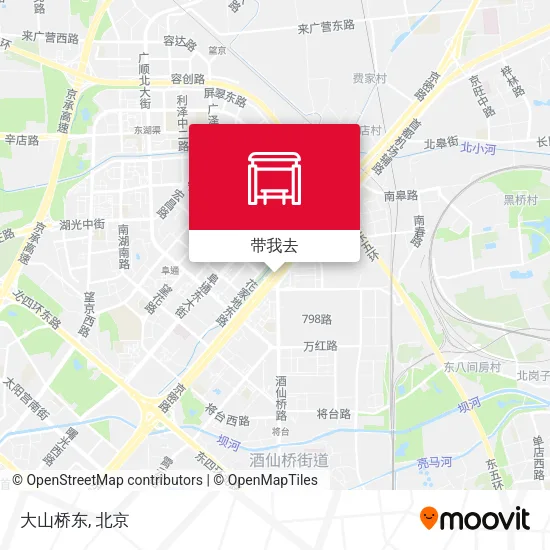 大山桥东地图