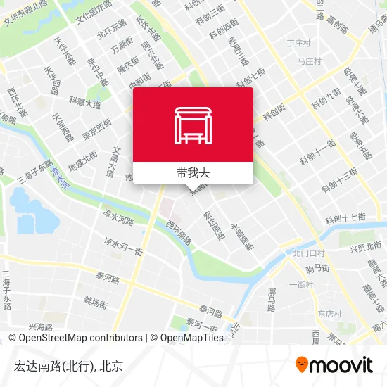 宏达南路(北行)地图