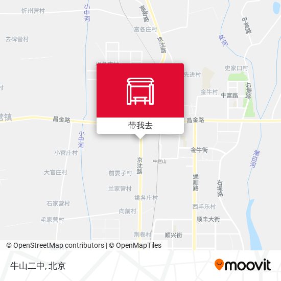 牛山二中地图